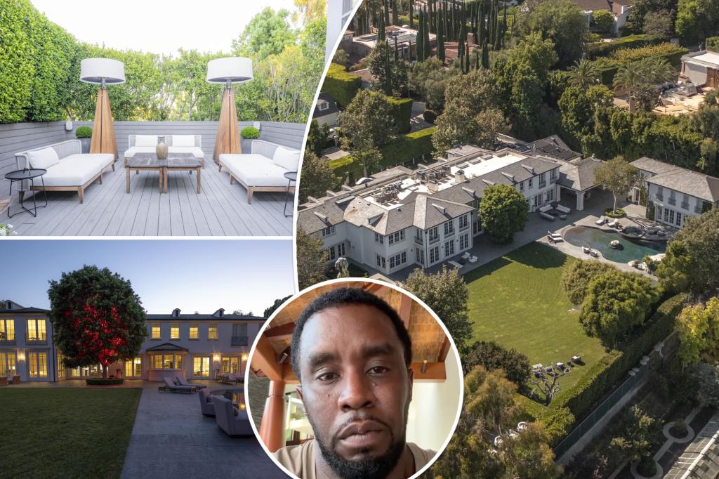 Sean 'Diddy' Combs Wants $61.5M For His Beverly Hills Mansion - About 6 Months After The Feds Raid It