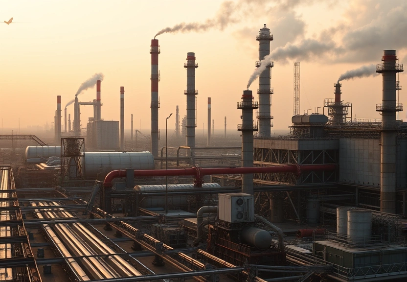 Representação visual de Ucrania intensifica su guerra: ataques a refinerías rusas y el impacto en el suministro de combustible